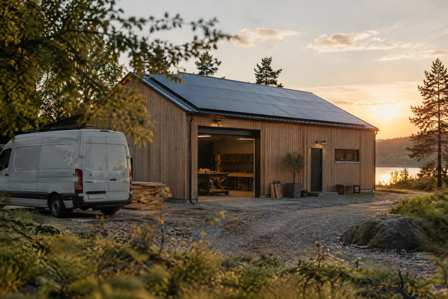 Batteriskab til virksomhed, 30 til 261 kWh