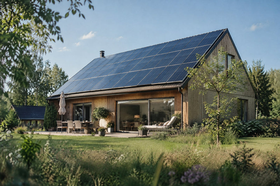 Tre batterier i stigende størrelse: 5, 10 og 20 kWh