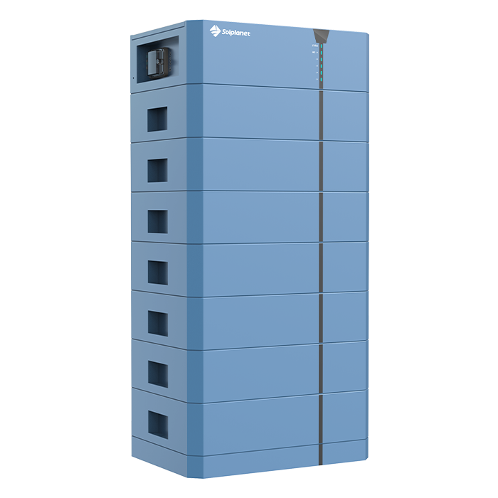 Solplanet Ai-HB G2 Pro hjemmebatteri med flere moduler, set fra siden