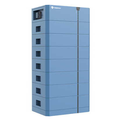 Solplanet Ai-HB G2 Pro hjemmebatteri med flere moduler, set fra siden