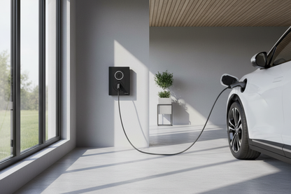 Zaptec Go in modern Scandinavian setting